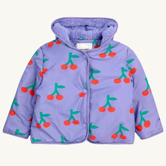 NWT - Bobo Choses Cherry Puffy Coat - Picture 1 of 2